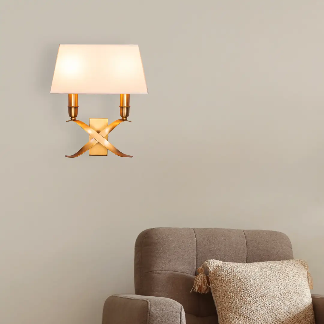 Wholesale Mark The Spot Wall Light Gold Off White Supplier UAE